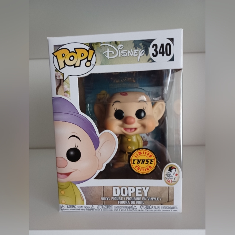 Disney Dopey Chase From Snow White And The Seven Dwarfs 340 Funko Pop